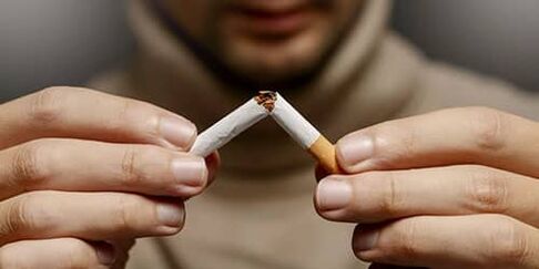 Zigaretten opzehalen kann dreemen vun enger schlechter Gewunnecht lass ze ginn. 