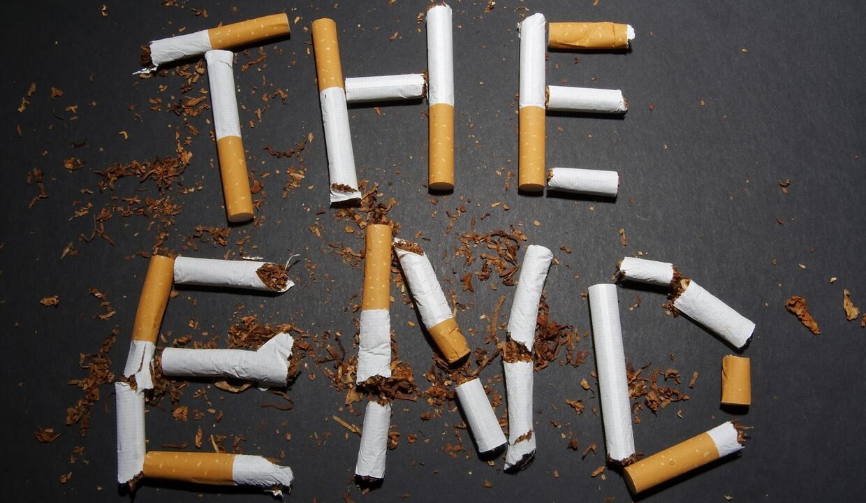 gebrach Zigaretten a Verännerungen am Kierper beim Fëmmen opzehalen